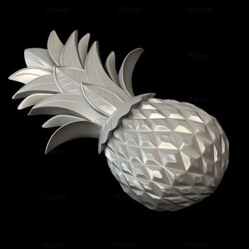 3D model A pineapple (STL)